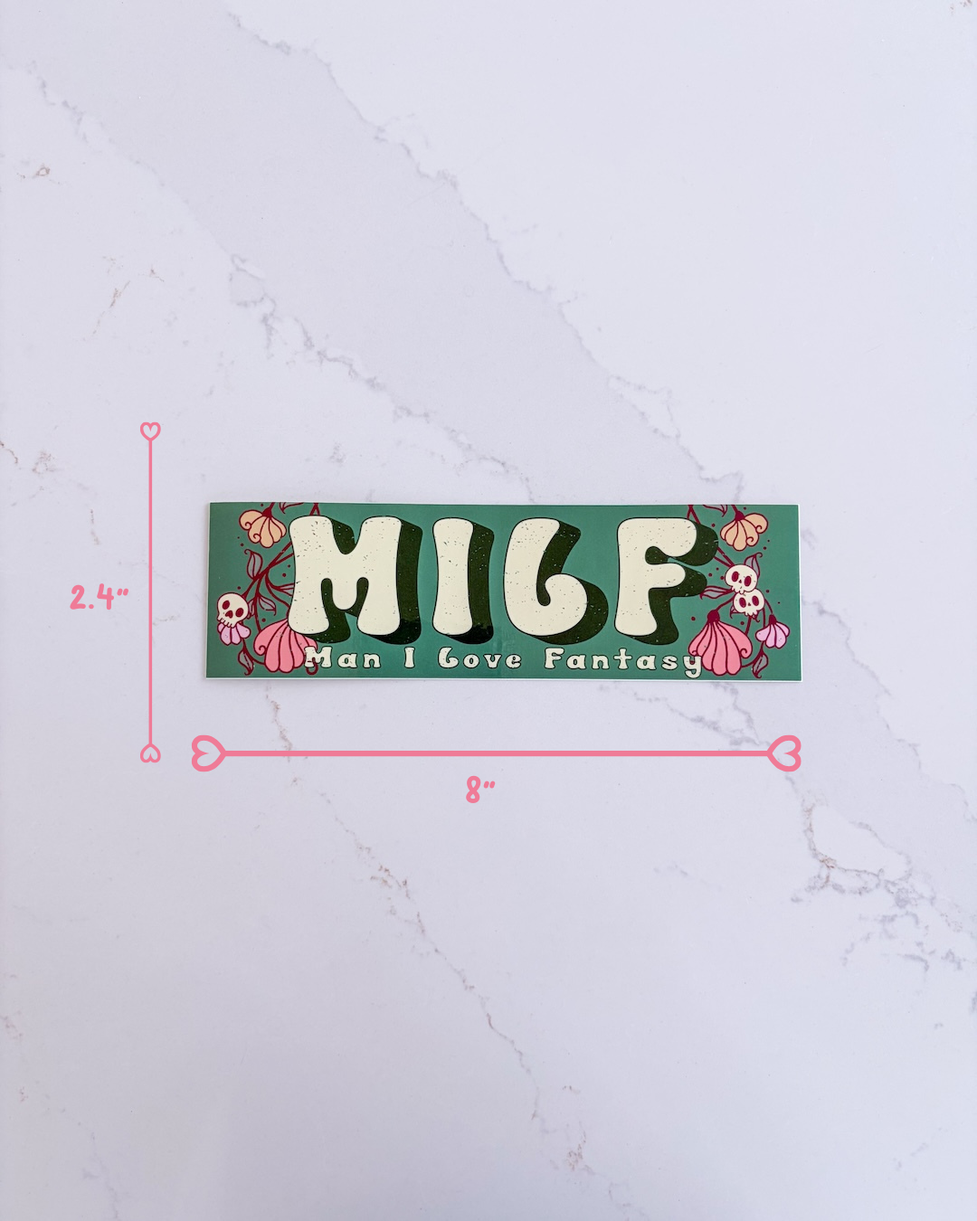 MILF (Man I Love Fantasy) Bumper Sticker