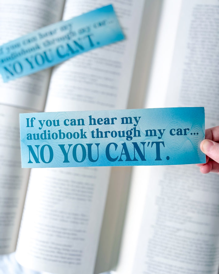 Audiobook Bumper Sticker