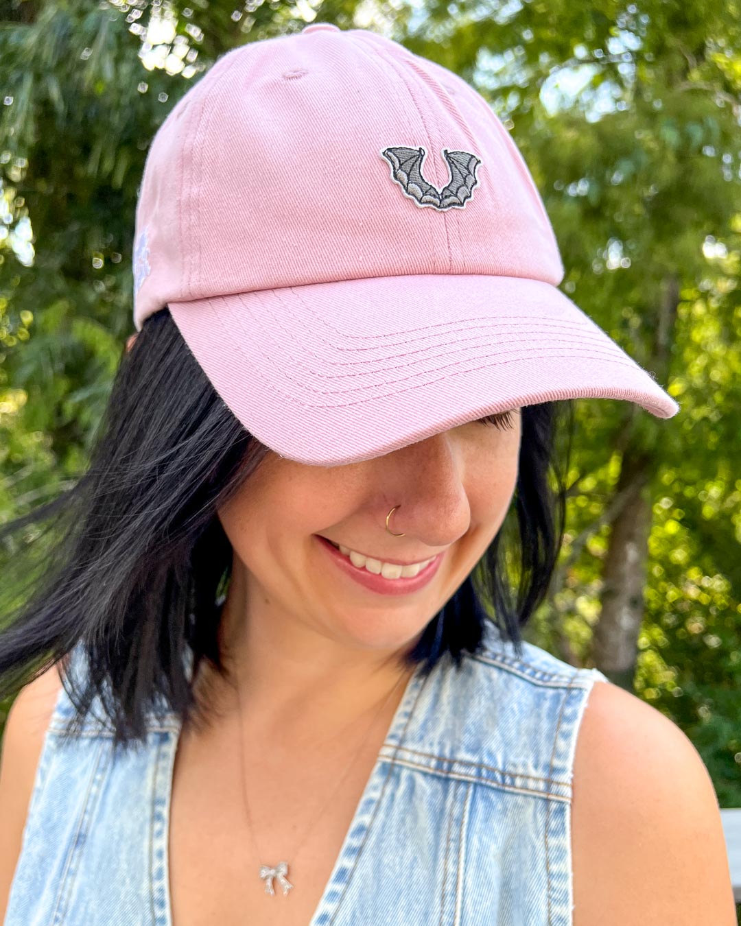 Minimalist Bat Wings Dad Hat