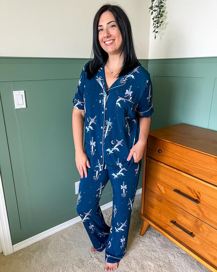 Bewitching Blades Bamboo Pajama Set – Long Pants