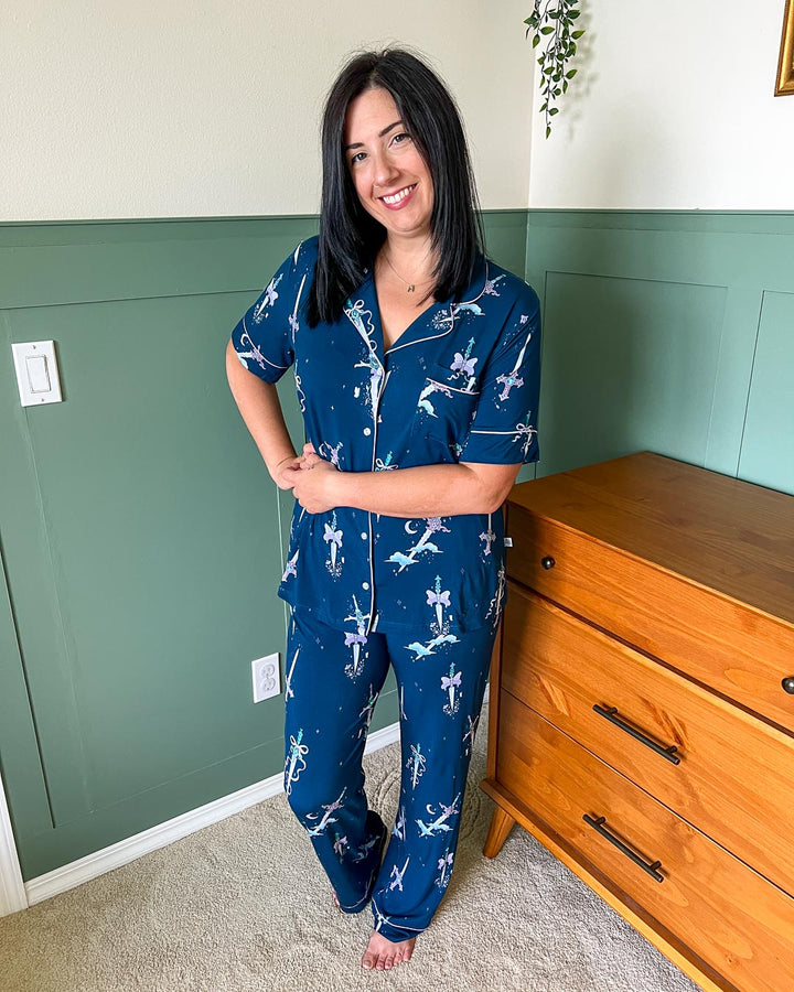 Bewitching Blades Bamboo Pajama Set – Long Pants