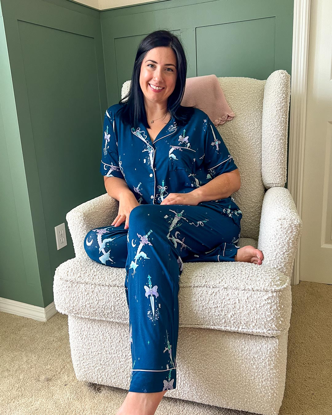 Bewitching Blades Bamboo Pajama Set – Long Pants