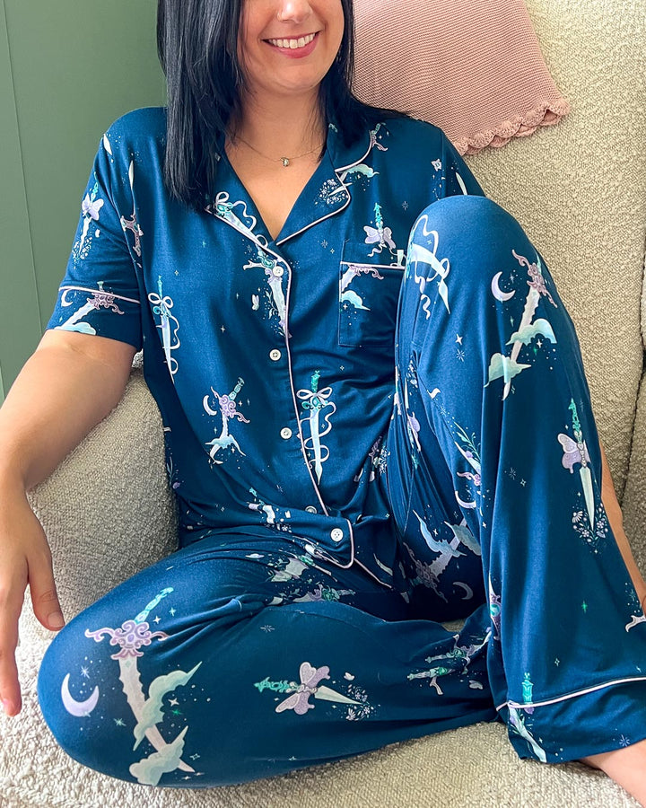 Bewitching Blades Bamboo Pajama Set – Long Pants