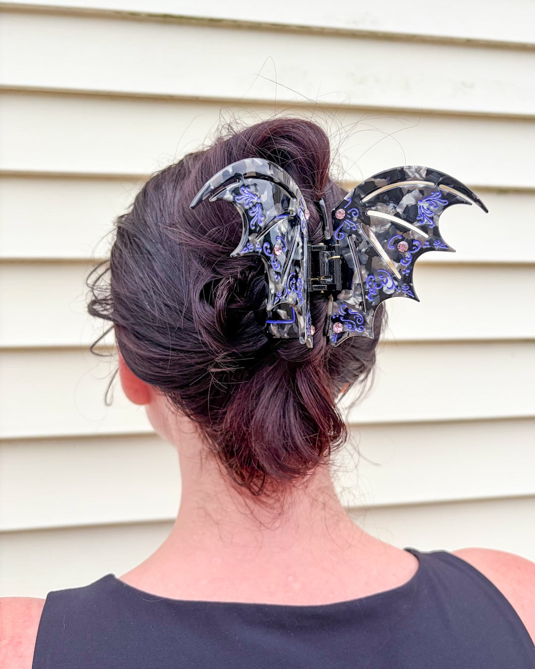 Bat Wing Claw Clip - Violet