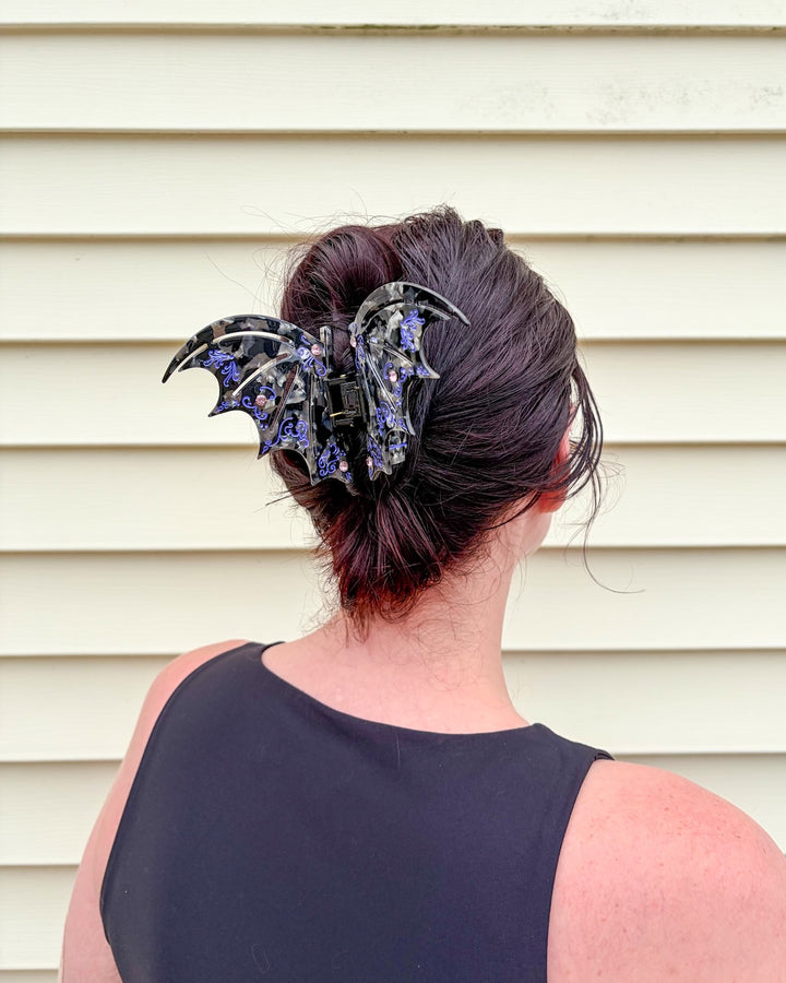 Bat Wing Claw Clip - Violet