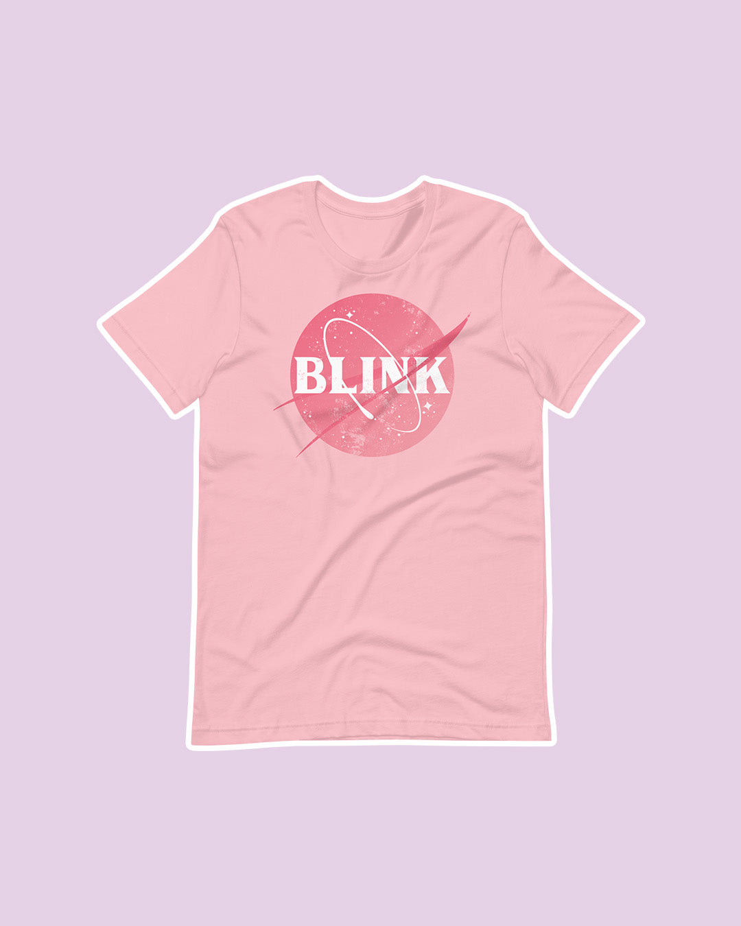 Ali Hazelwood shirt for Love on the Brain fans featuring a BLINK logo in pink.