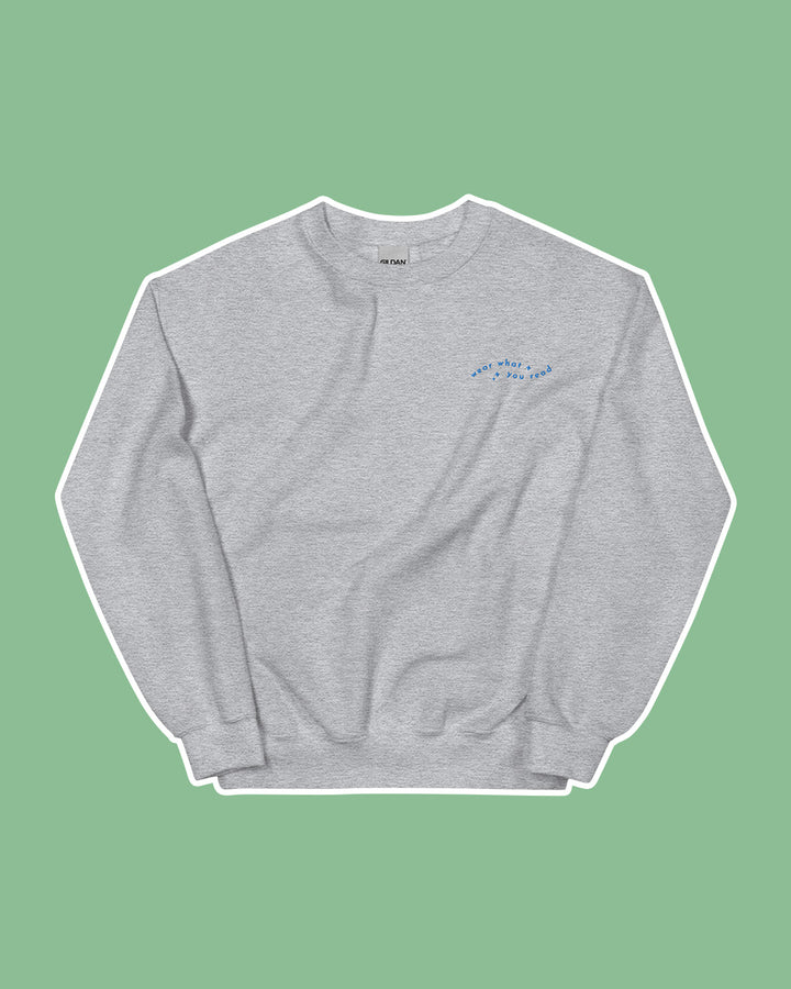 Embroidered sweatshirt with &