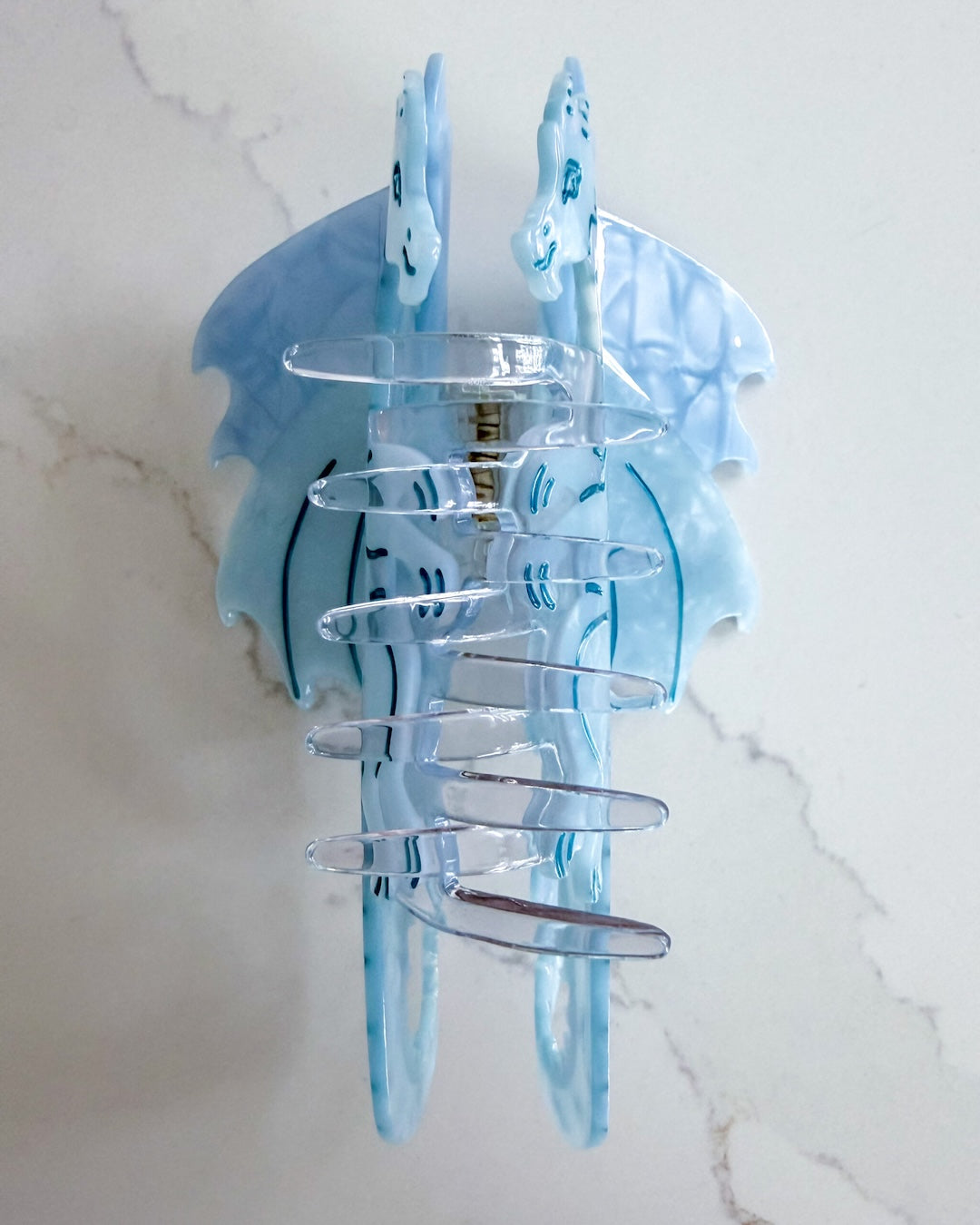 Dragon Hair Claw Clip - Blue
