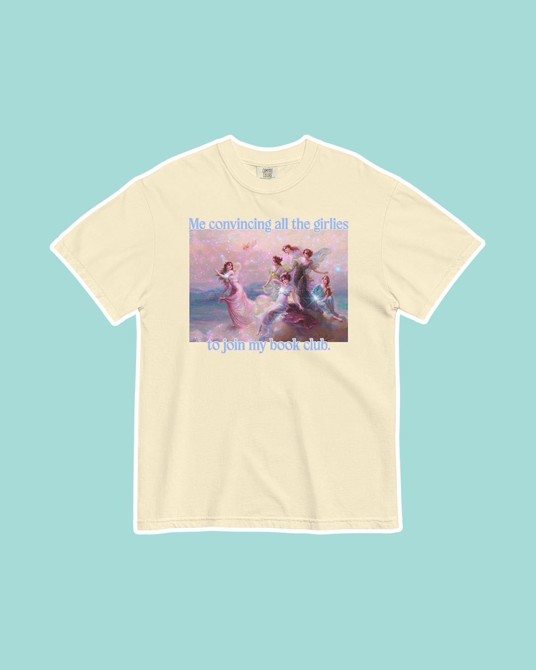 Fine art bookish shirt featuring a classic painting and the phrase &