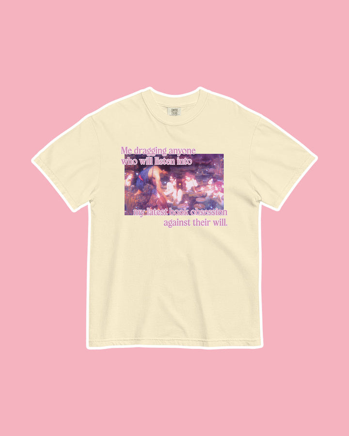 Fine art bookish shirt featuring a classic painting and the phrase &