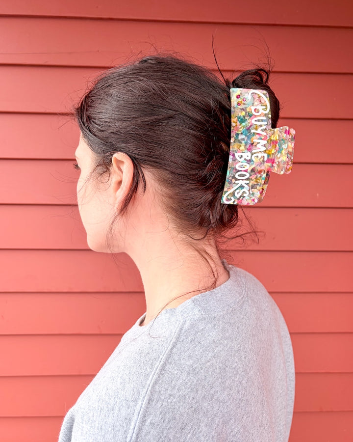 Buy Me Books Hair Claw Clip