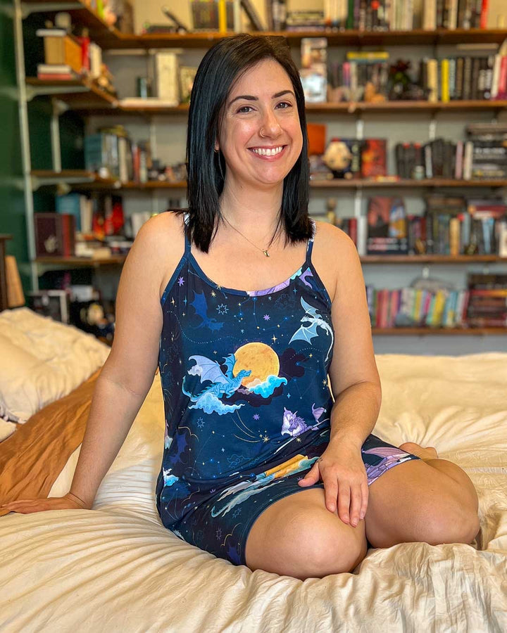 Celestial Dragons Bamboo Pajama - Nightgown