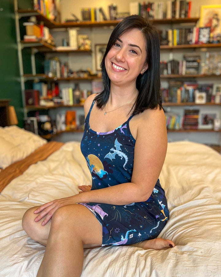 Celestial Dragons Bamboo Pajama - Nightgown