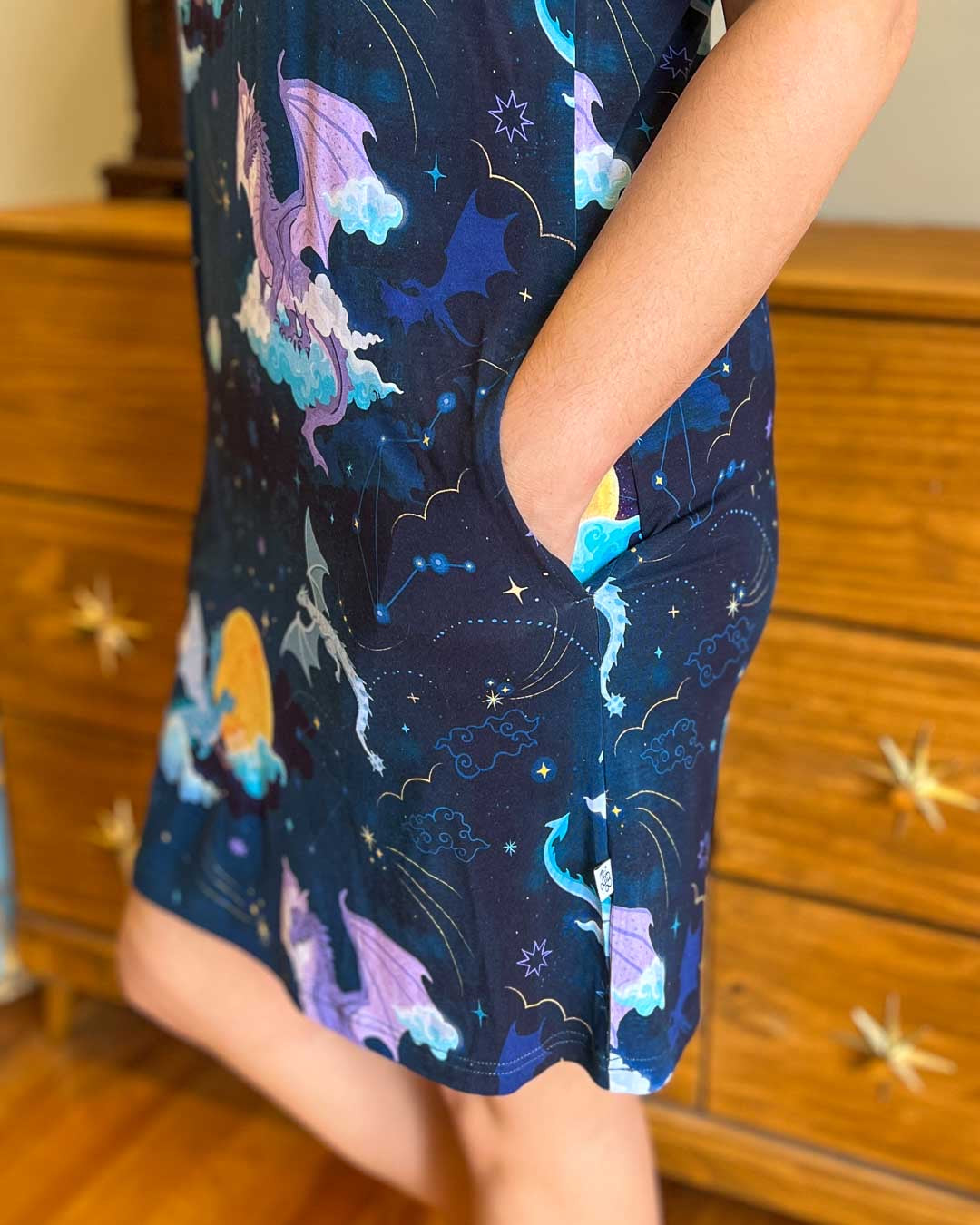 Celestial Dragons Bamboo Pajama - Nightgown