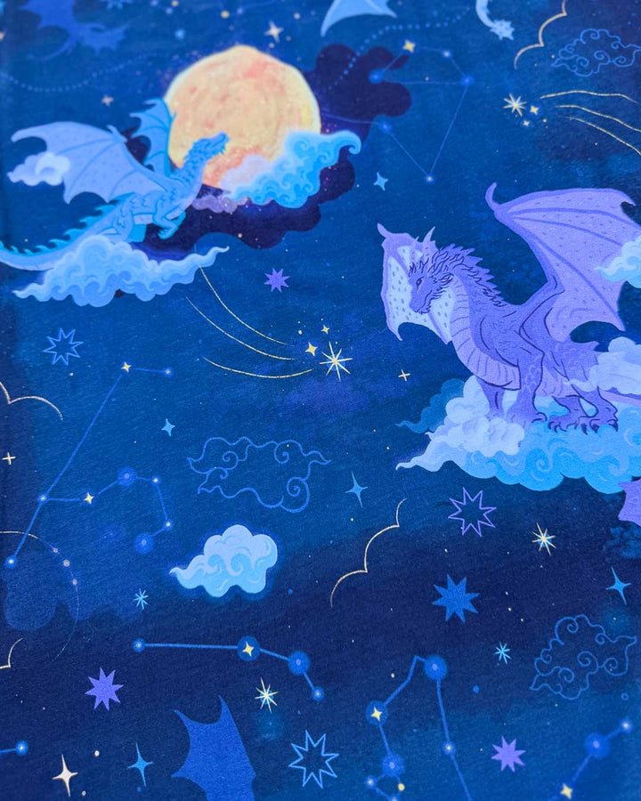 Celestial Dragons Bamboo Pajama - Nightgown
