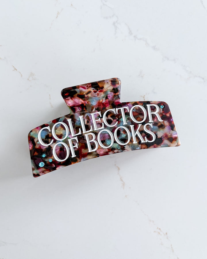 Collector of Books Hair Claw Clip