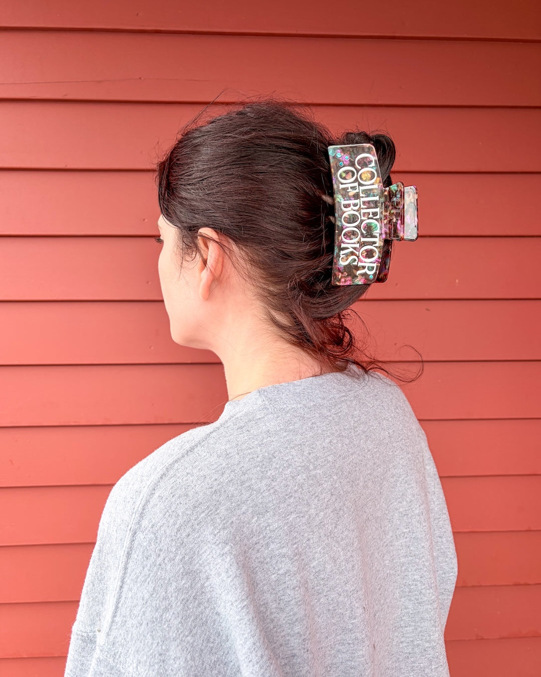 Collector of Books Hair Claw Clip