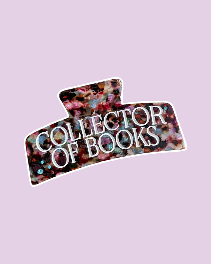 Collector of Books Hair Claw Clip