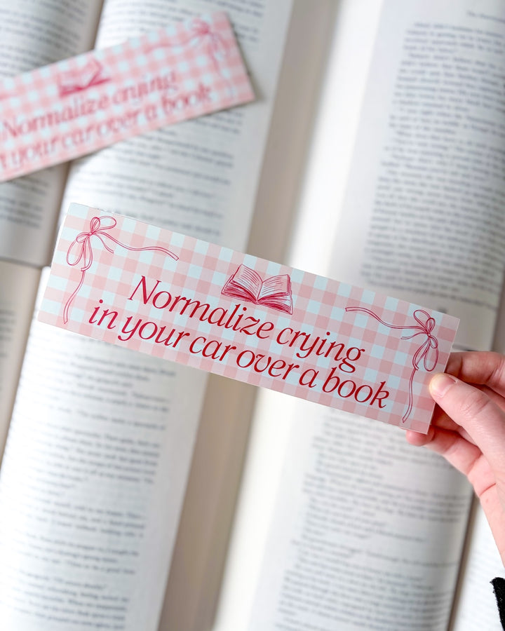 Crying in Your Car Bumper Sticker
