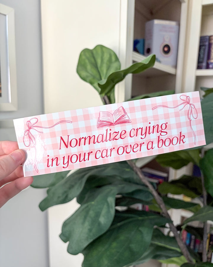 Crying in Your Car Bumper Sticker