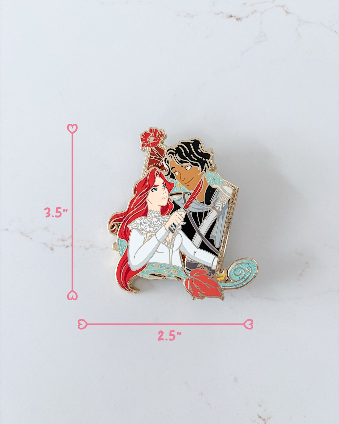 The Maiden &amp; The Dark One Enamel Pin