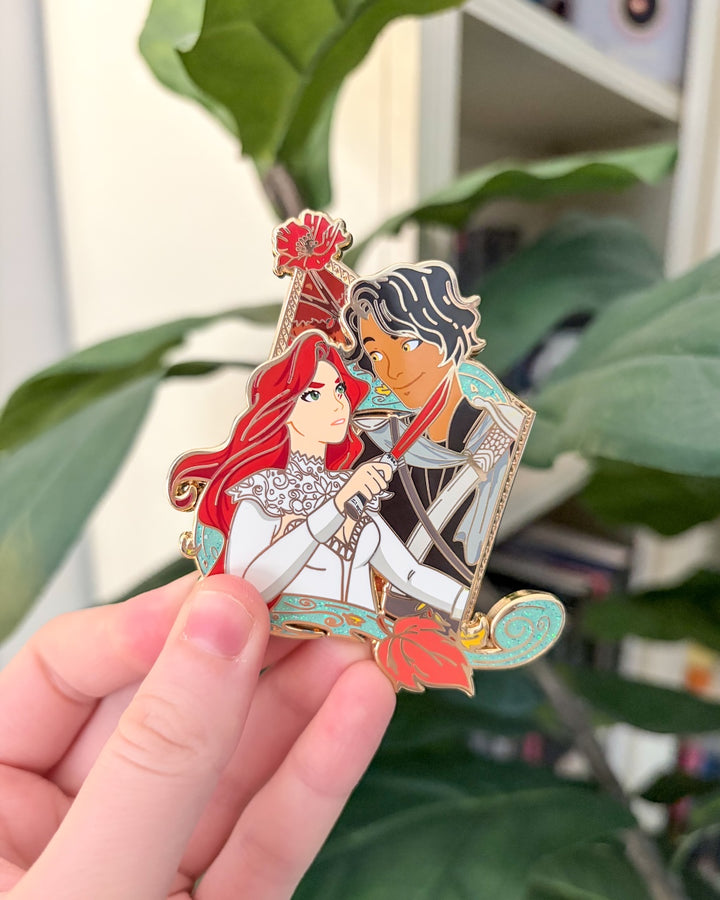 The Maiden &amp; The Dark One Enamel Pin