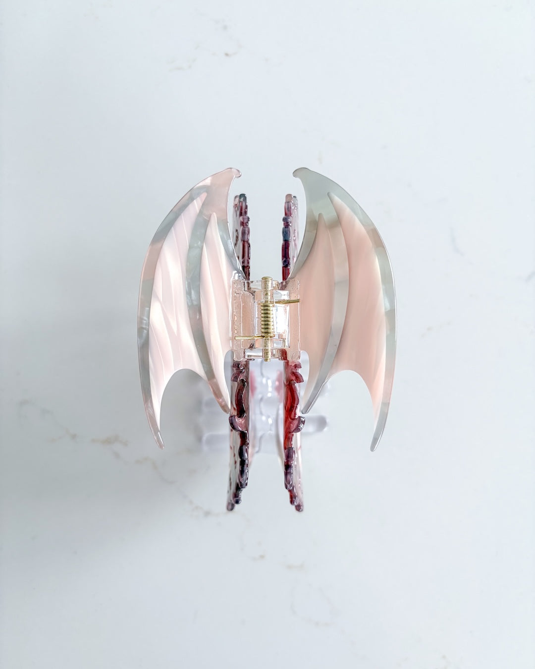 Dragon Hair Claw Clip - Small Dusty Rose