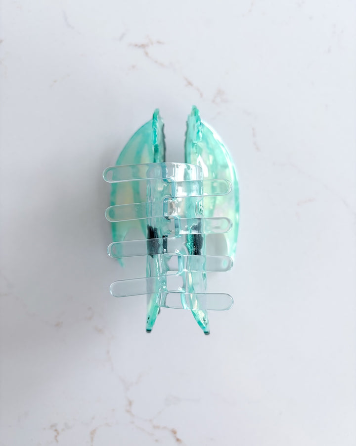 Dragon Hair Claw Clip - Small Seafoam
