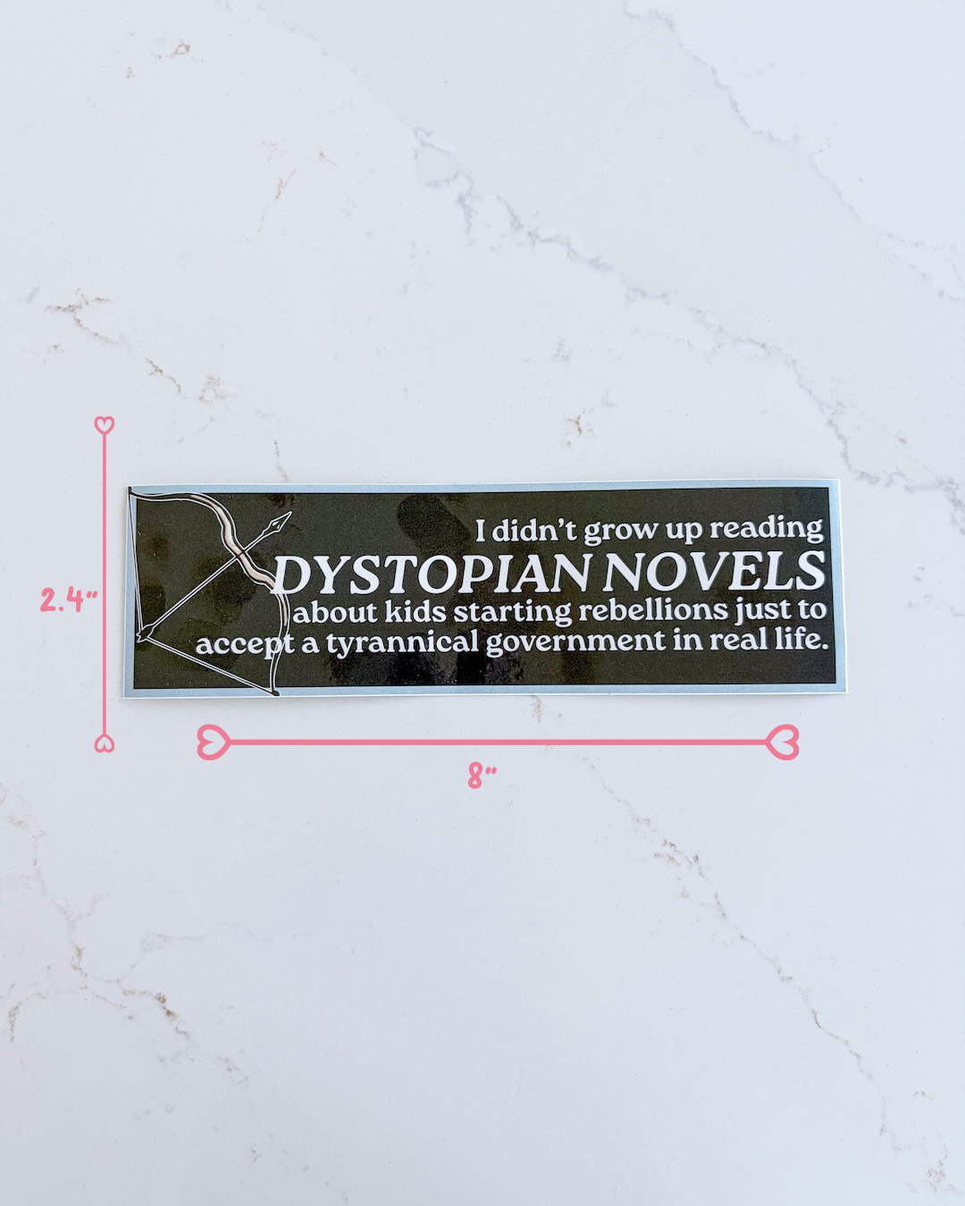 Dystopian Novels Bumper Sticker