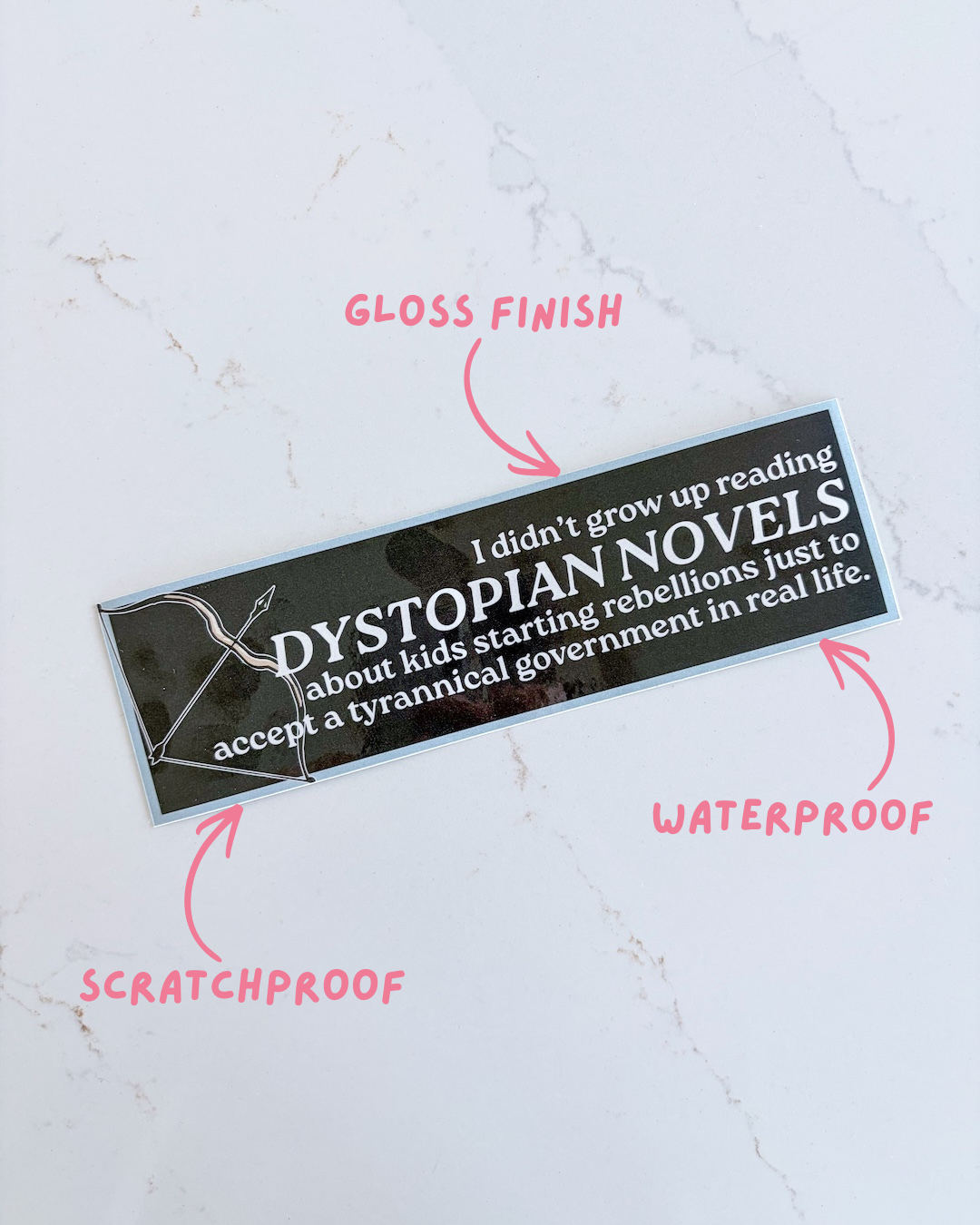 Dystopian Novels Bumper Sticker