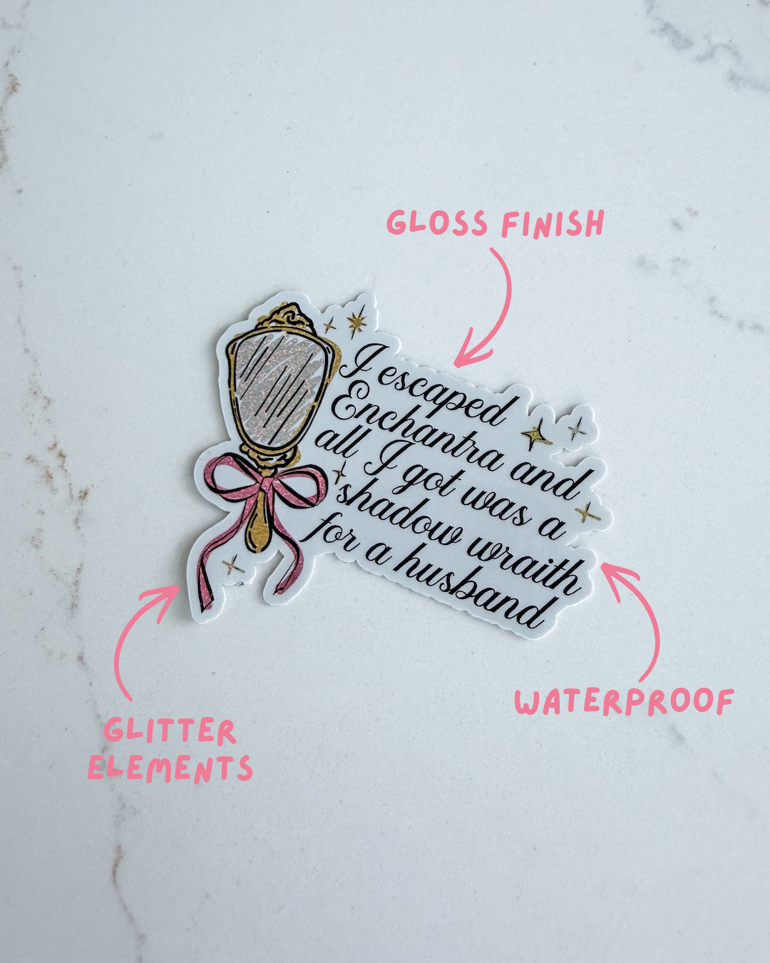 Enchantra Glitter Sticker