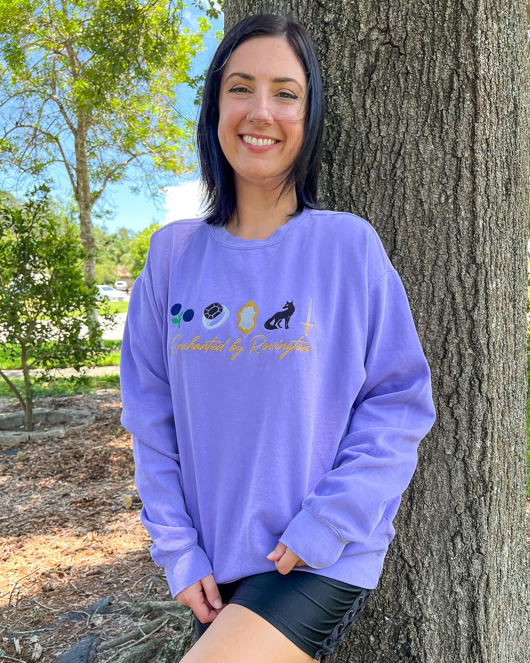Enchantra sweatshirt featuring embroidered elements and &