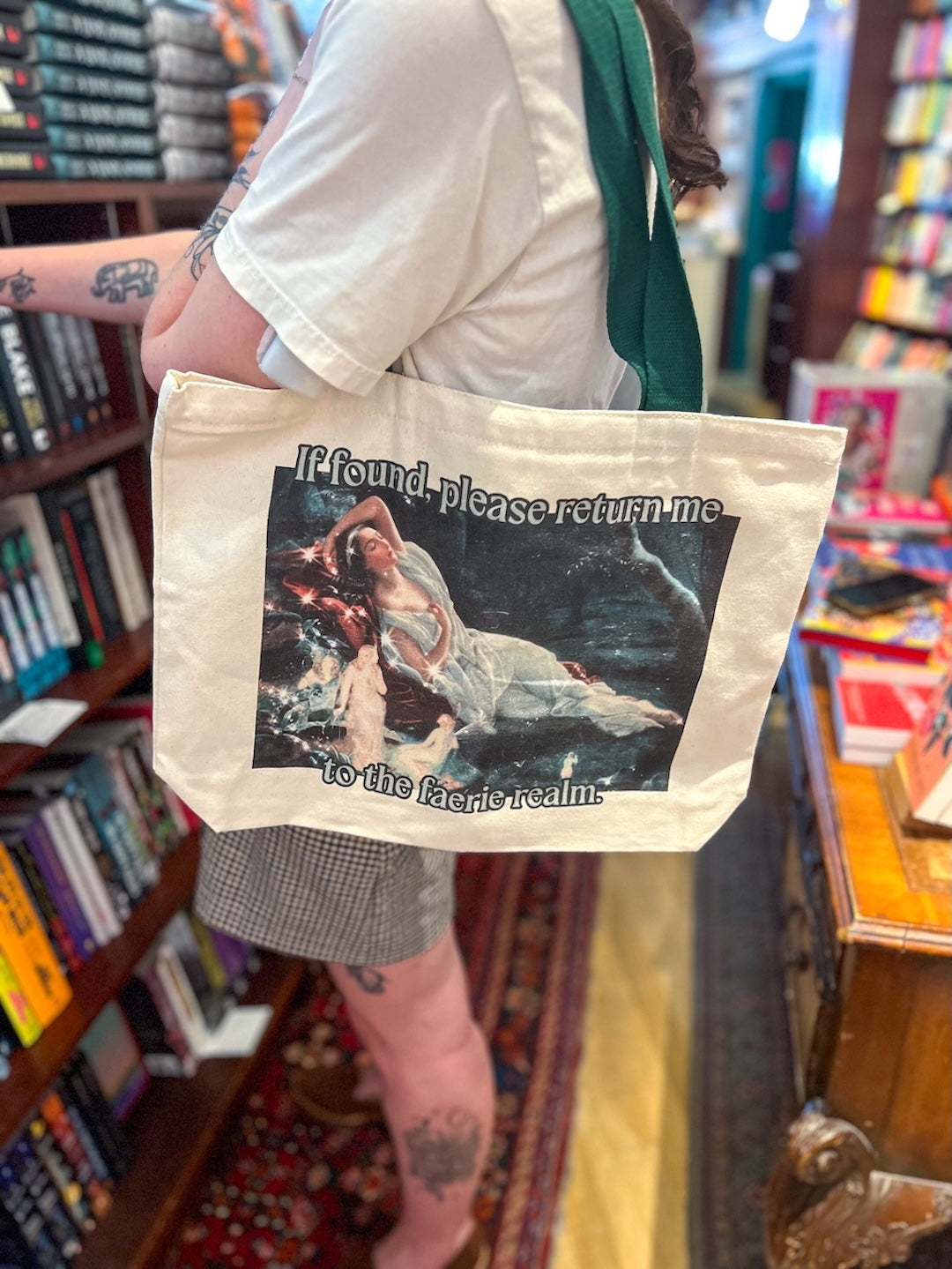 Return to the Faerie Realm Fine Art Tote Bag