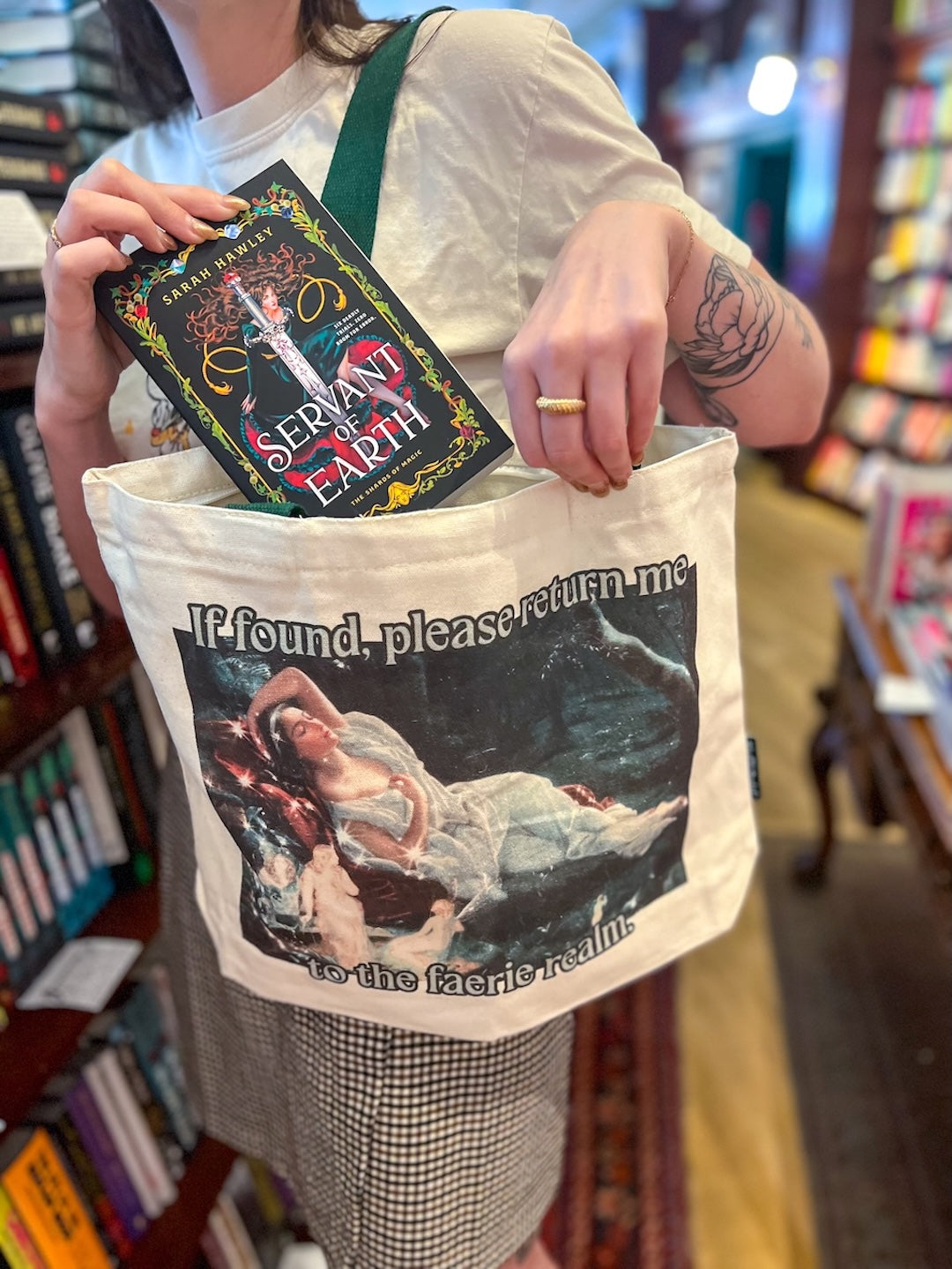 Return to the Faerie Realm Fine Art Tote Bag