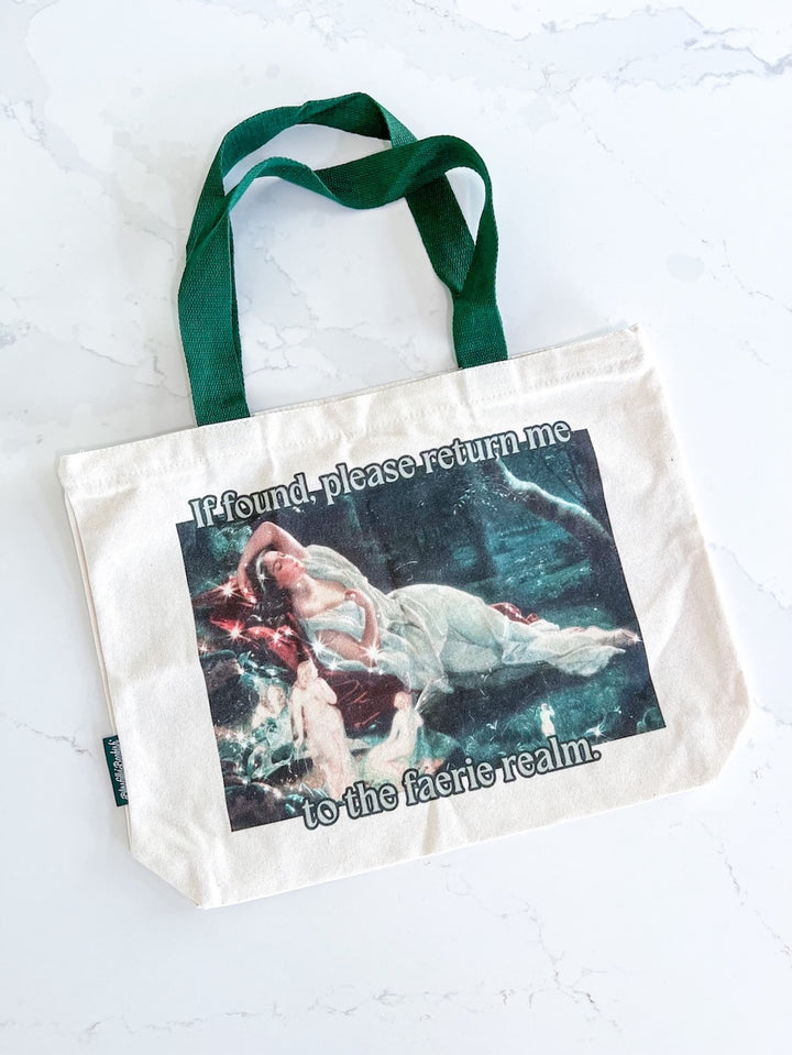 Return to the Faerie Realm Fine Art Tote Bag