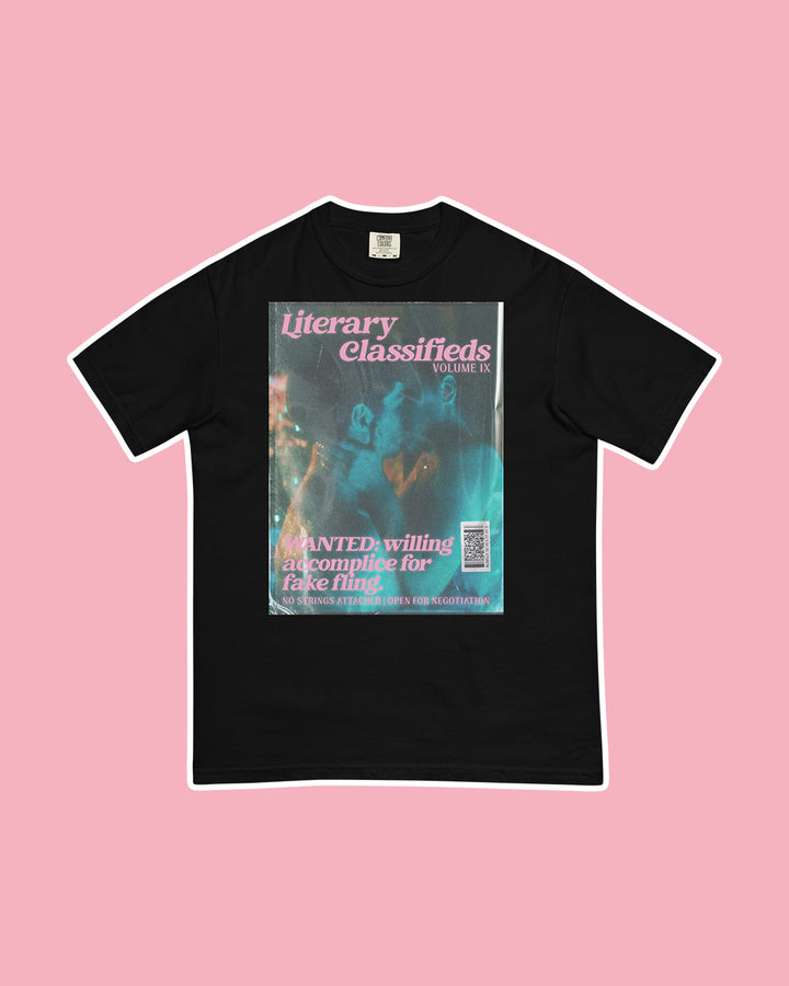 Romance shirt for book lovers featuring the &