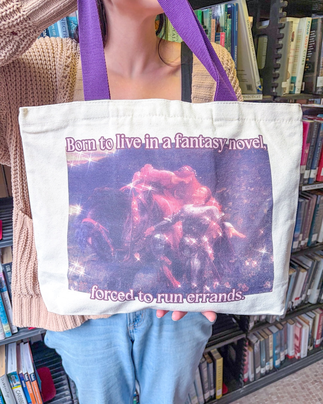 Fantasy Novel Fine Art Tote Bag