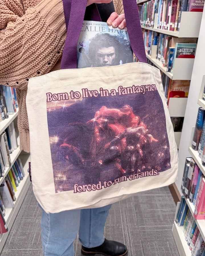Fantasy Novel Fine Art Tote Bag