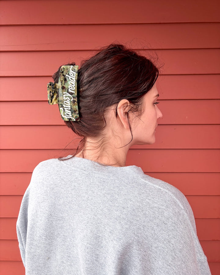 Fantasy Reader Hair Claw Clip