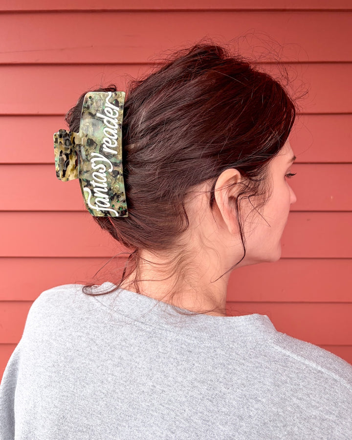 Fantasy Reader Hair Claw Clip