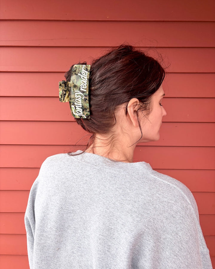 Fantasy Reader Hair Claw Clip