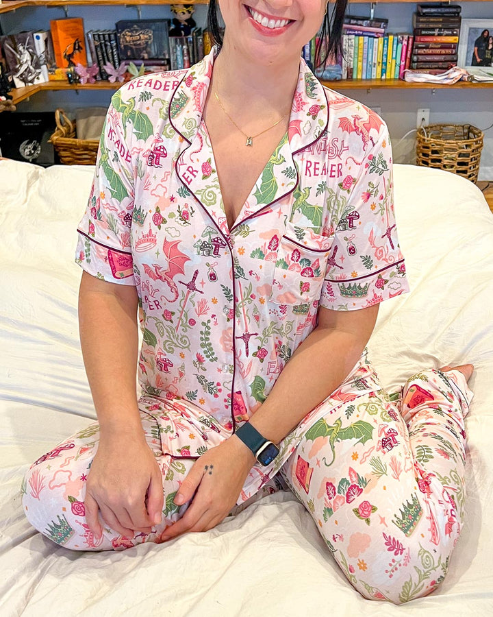 Fantasy Reader Bamboo Pajama Set – Long Pants