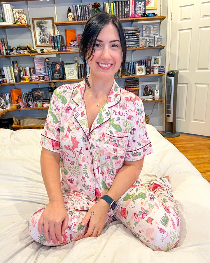 Fantasy Reader Bamboo Pajama Set – Long Pants
