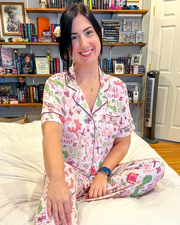 Fantasy Reader Bamboo Pajama Set – Long Pants