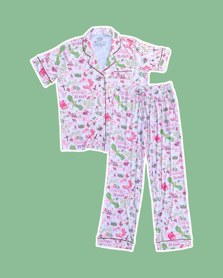 Fantasy Reader Bamboo Pajama Set – Long Pants