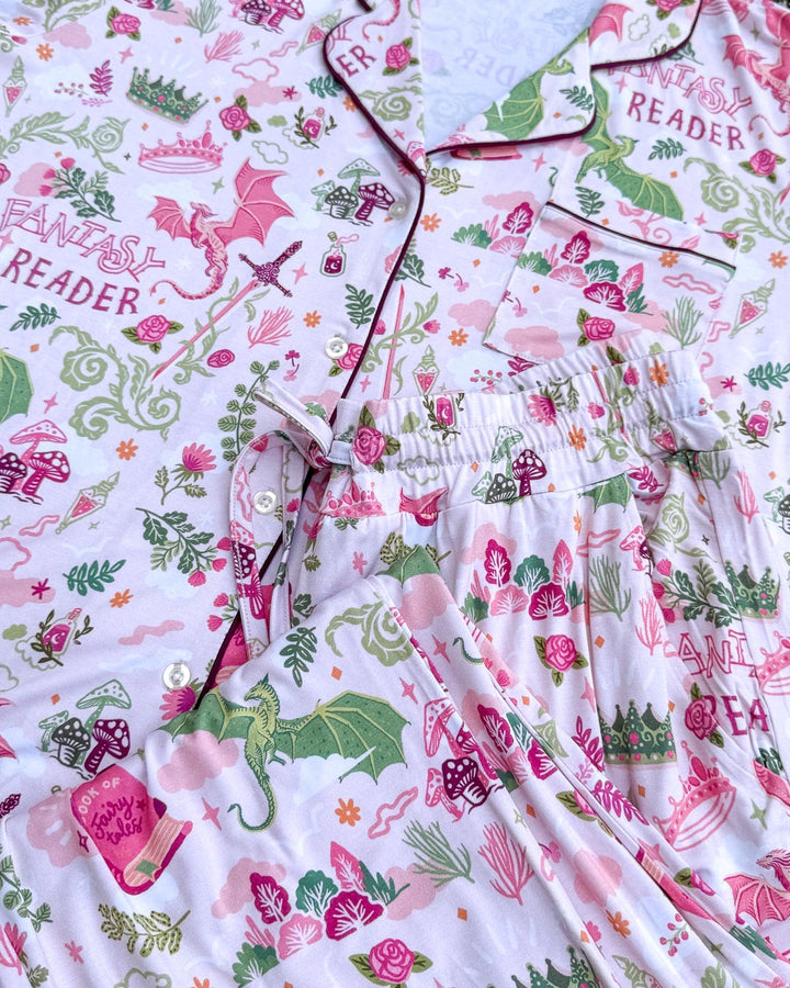 Fantasy Reader Bamboo Pajama Set – Long Pants