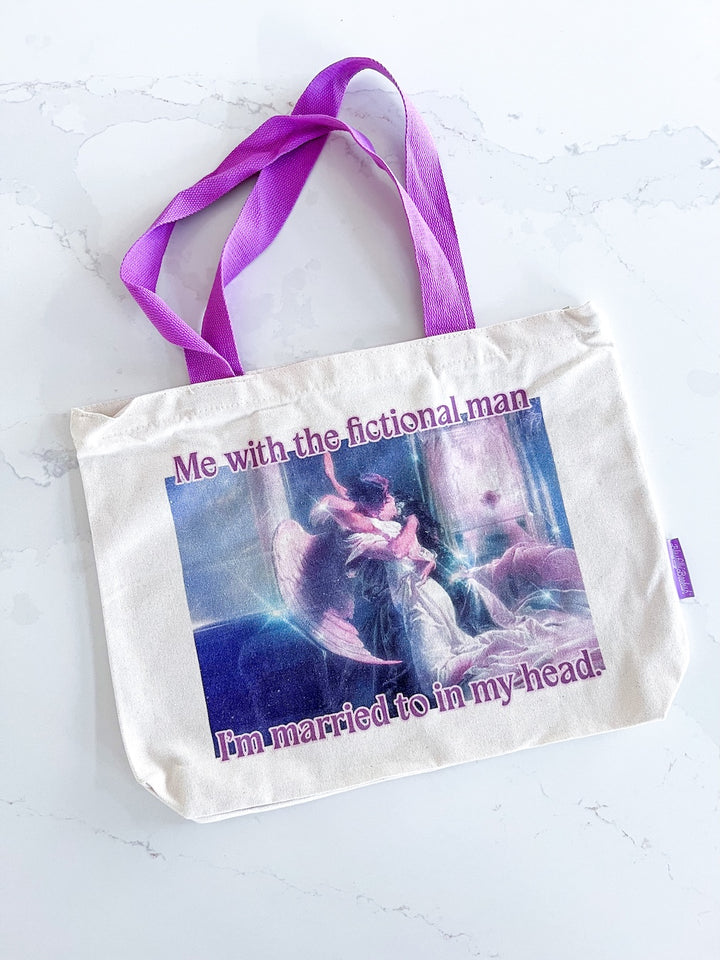 Fictional Man Fine Art Tote Bag