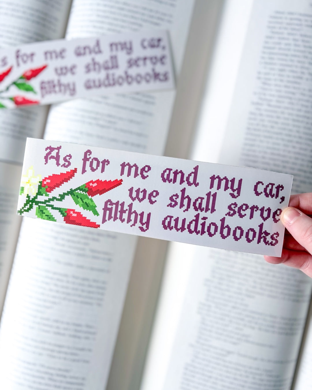 Filthy Audiobooks Verse Bumper Sticker