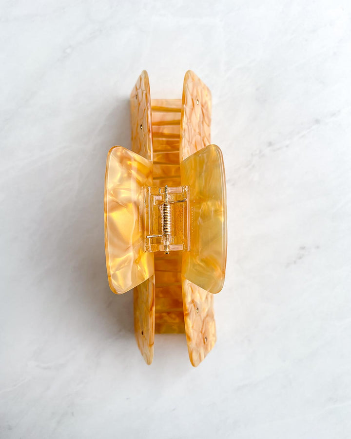 Dragon Scales XL Hair Claw Clip - Gold