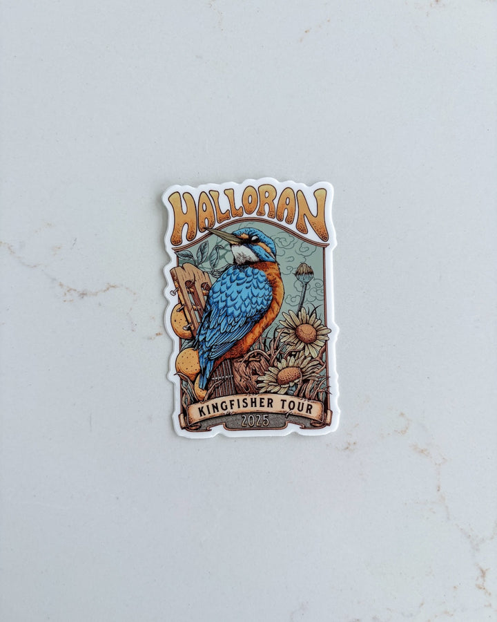 Set of Halloran Tour Posters Sticker Pack
